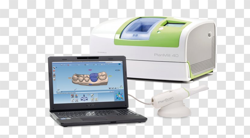 CAD/CAM Dentistry Planmeca Milling - Printer - Electronic Device Transparent PNG