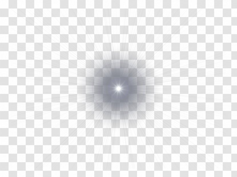 White Circle Black Pattern - Monochrome Photography - Radiation Light Halo Effect Element Transparent PNG