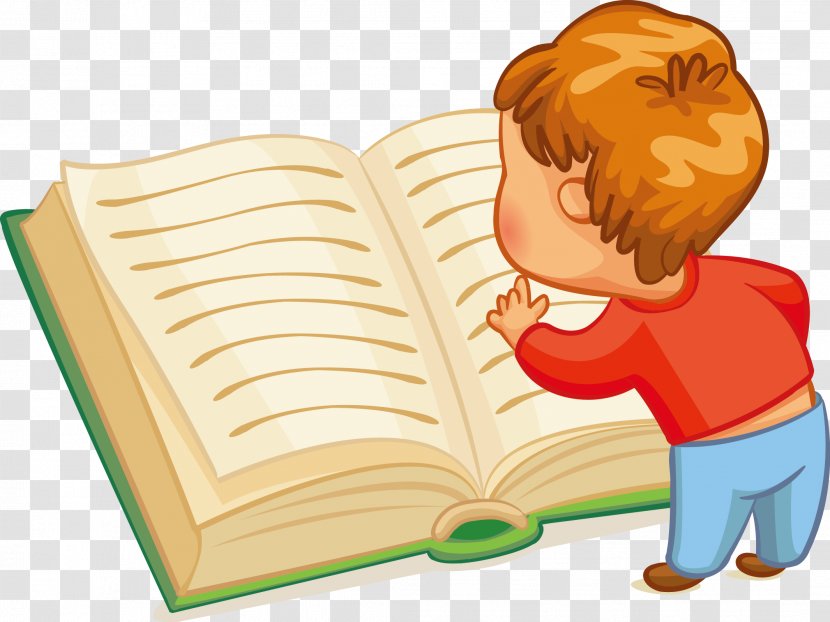 Reading Child Book Clip Art - Free Content - Children Transparent PNG