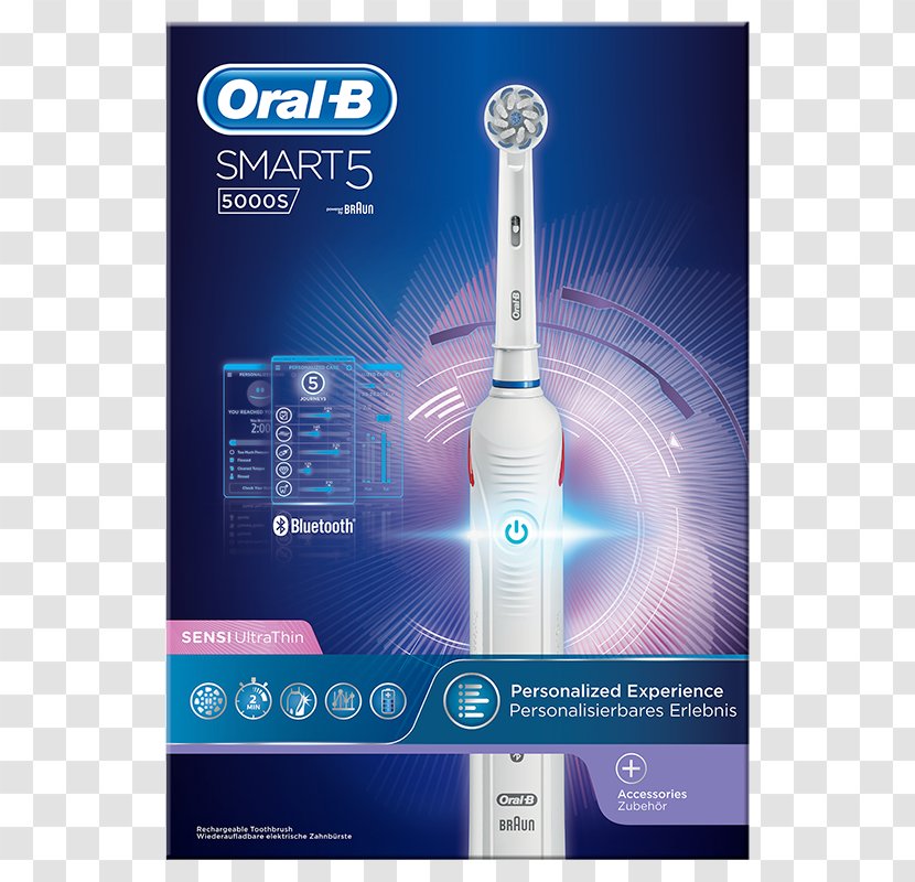 Electric Toothbrush Braun Oral-B Smart Zubní Kartáček Dental Care - Silhouette Transparent PNG