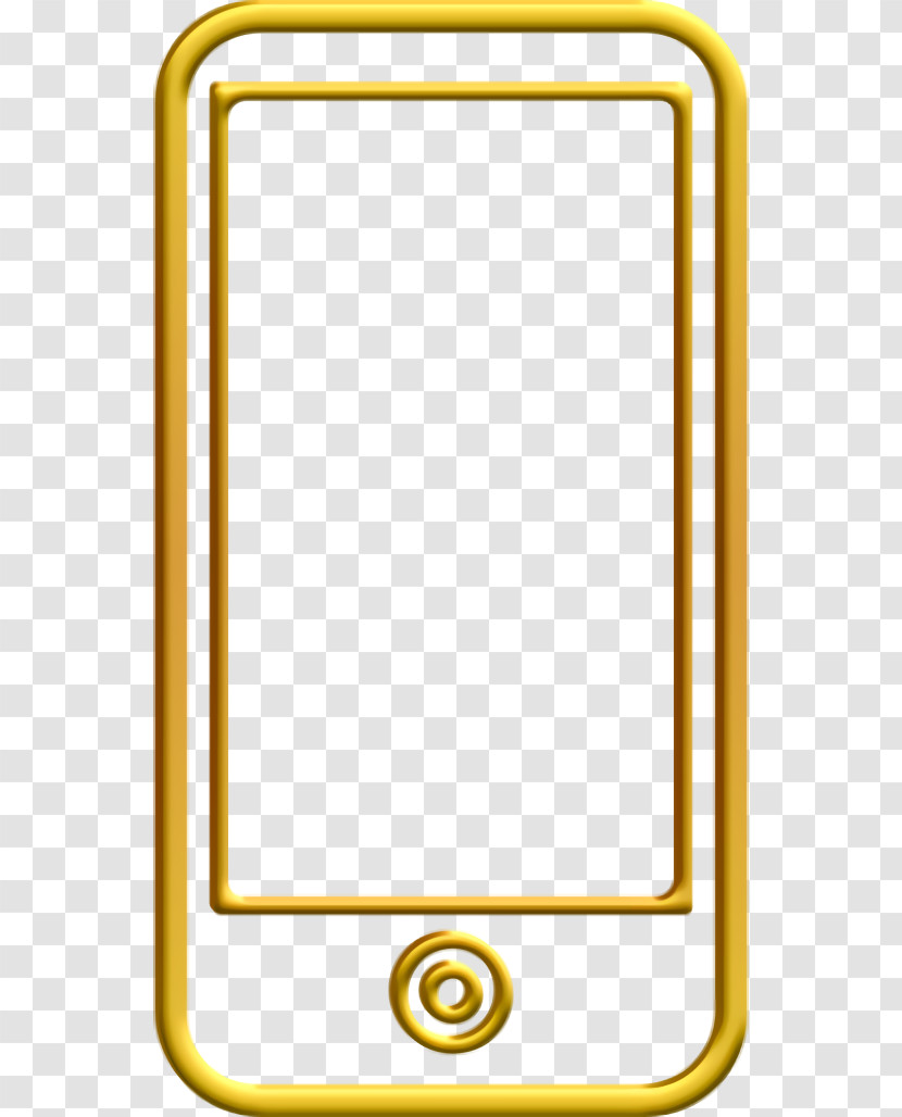 Button Icon Mobile Phone With Big Screen And Just One Button On Front Icon Tools And Utensils Icon Transparent PNG