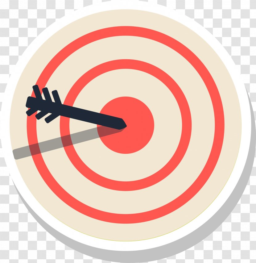 Arrow Bullseye - An In Orange Target Transparent PNG
