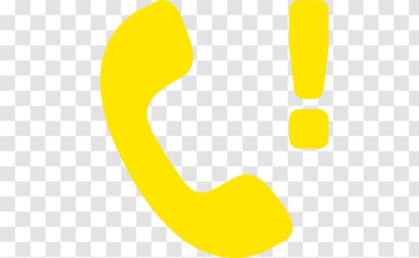 Missed Call Telephone Mobile Phones Clip Art - Yellow Transparent PNG