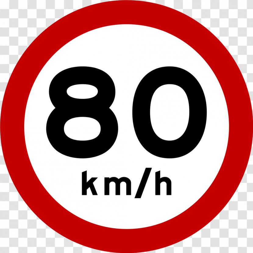 Kilometer Per Hour Road Traffic Sign Speed Limit - Chlamydia Infection Transparent PNG