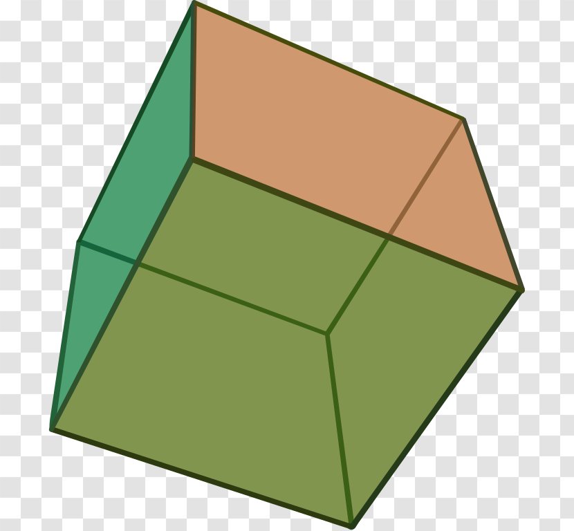 Cube Geometry Hexahedron Mathematics Platonic Solid - Science - Under Clipart Transparent PNG