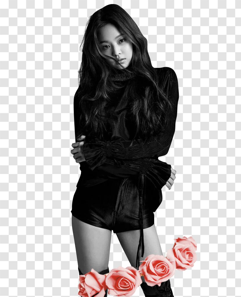 Jennie Kim BLACKPINK YG Entertainment K-pop BOOMBAYAH -KR Ver.- - Cartoon - Blackpink Rose Transparent PNG