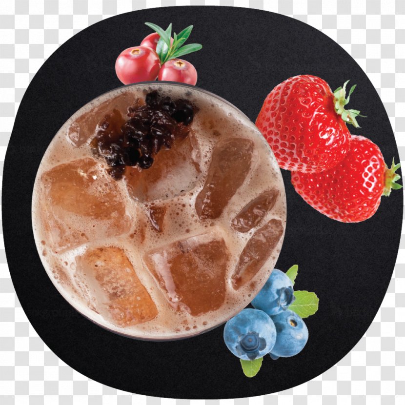 Ice Cream Green Tea Bubble Strawberry - Recipe Transparent PNG