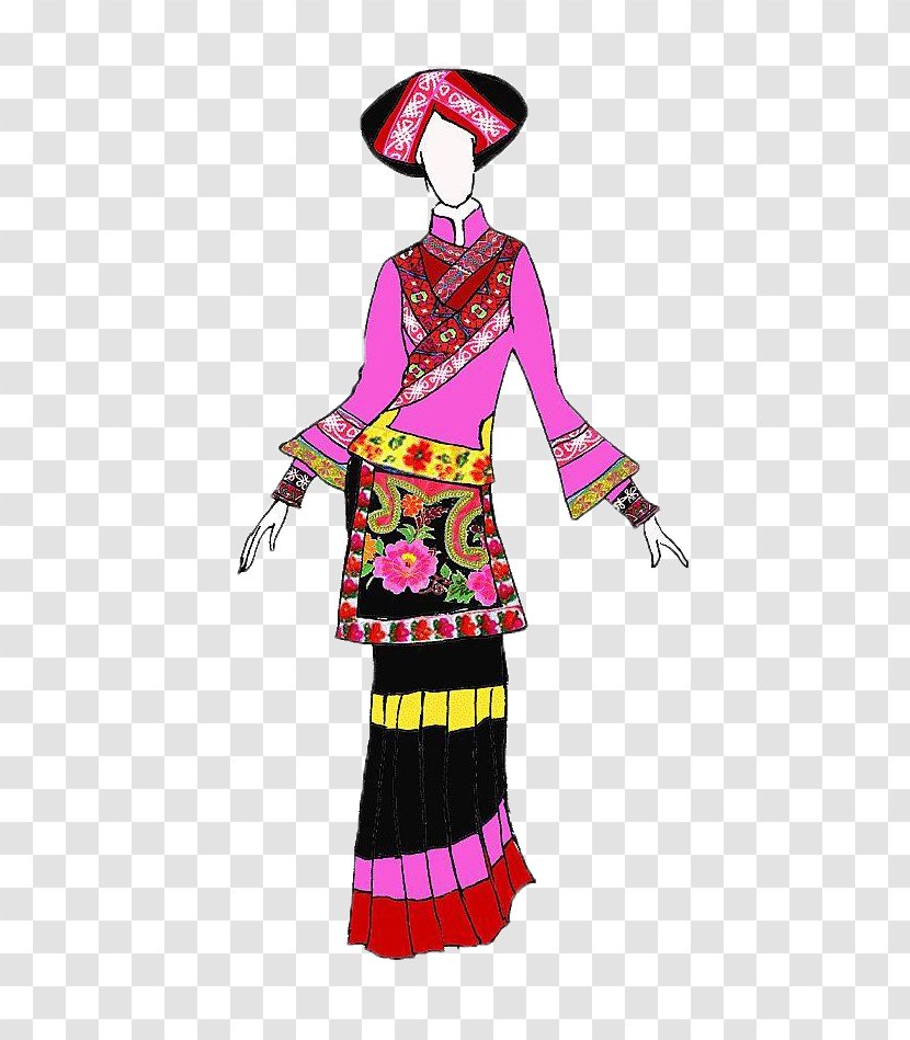 Stone Forest Clothing Yi People - Tree - Costume Patterns Of Women Transparent PNG