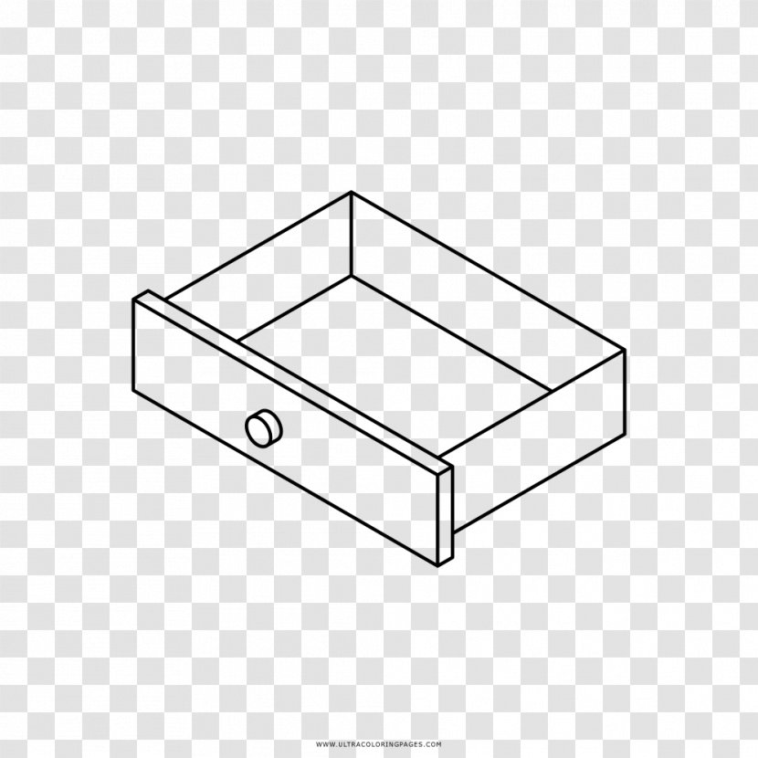 Coloring Book Furniture Drawer Drawing Line Art - Cajon Transparent PNG