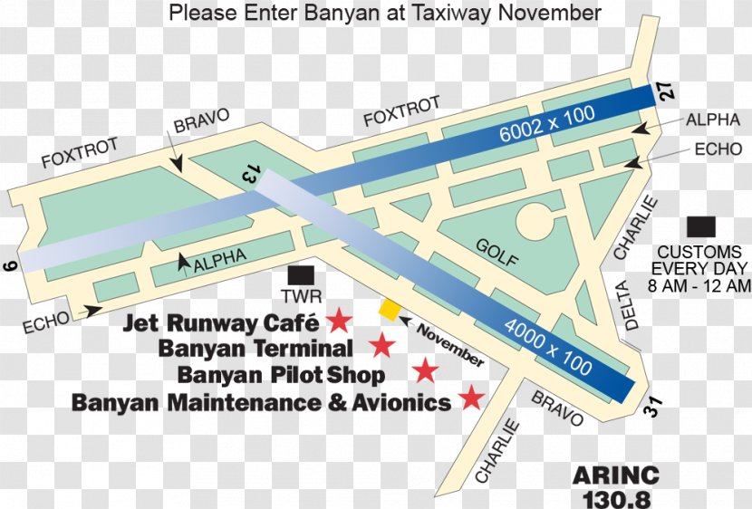 Fort Lauderdale Executive Airport Lauderdale–Hollywood International Banyan Air Service Way - Fixedbase Operator - Map Transparent PNG