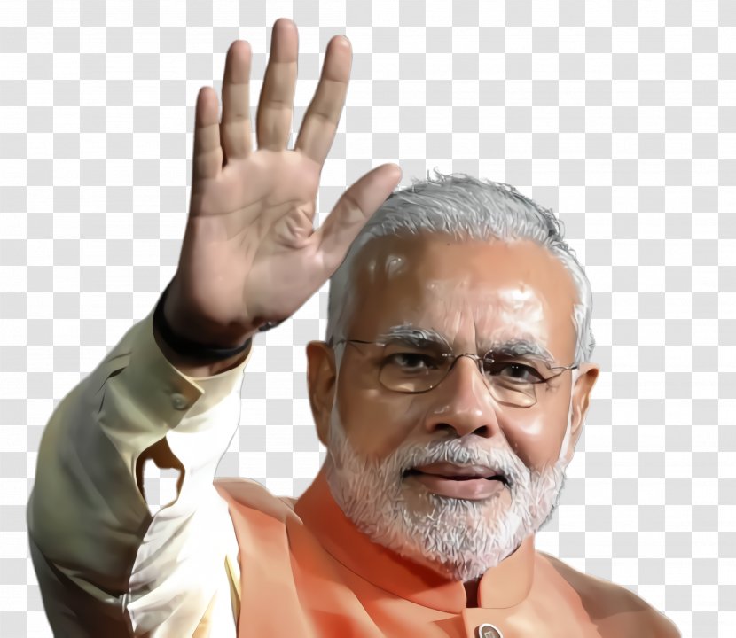 Modi Cartoon - Hand - Thumb Finger Transparent PNG