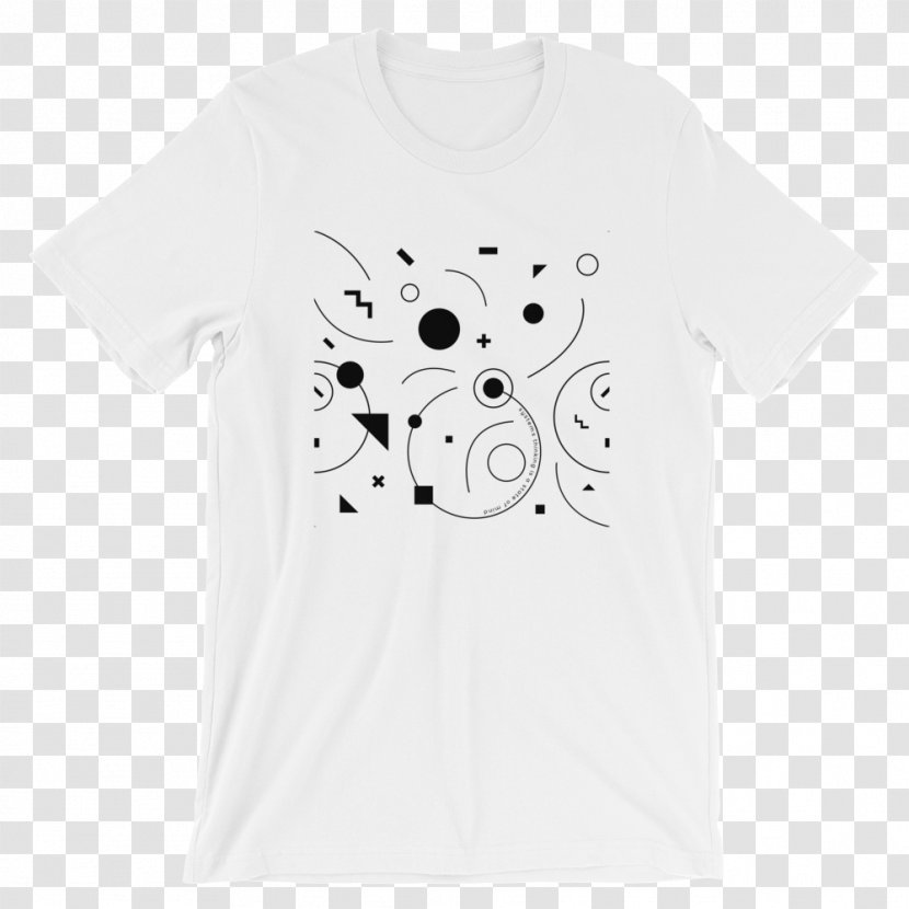 T-shirt Visual Arts Sleeve Neck - Top Transparent PNG