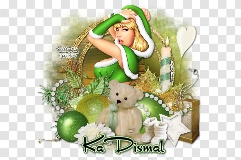 Christmas Ornament Character Animal Fiction - Green Transparent PNG
