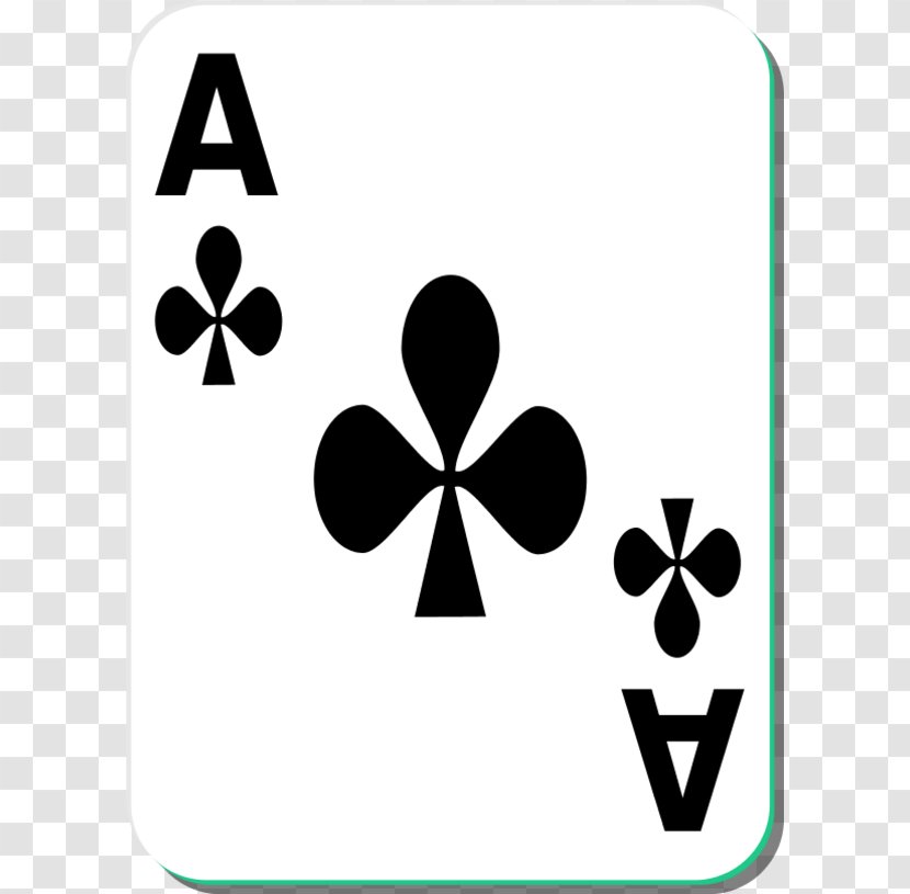 Playing Card Ace Of Spades Clip Art - Standard 52card Deck - Cards Clipart Transparent PNG