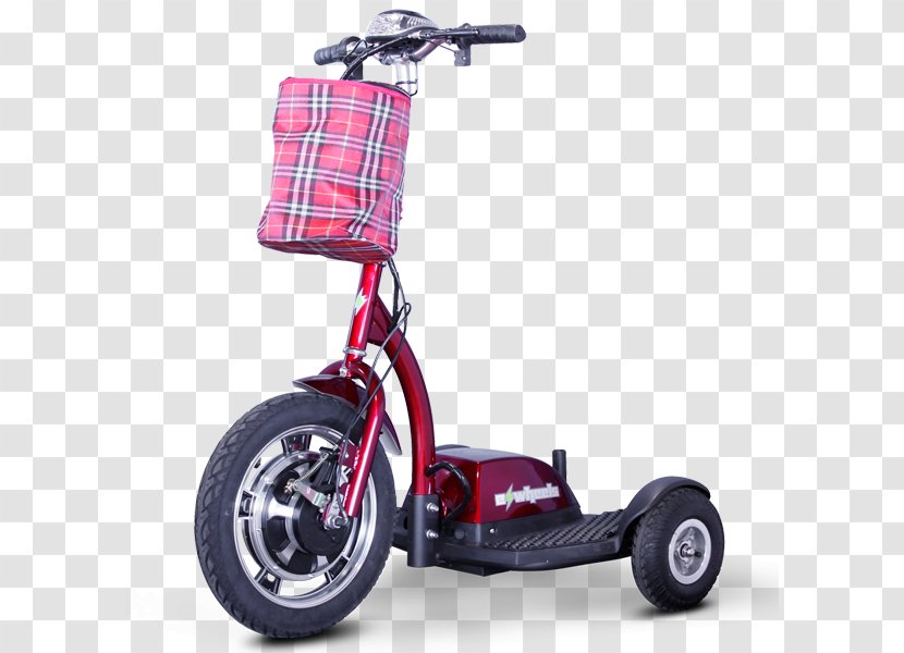 Mobility Scooters Electric Vehicle Car Wheel - Motorized Tricycle - Scooter Transparent PNG