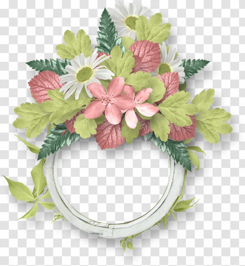 Flower Picture Frames Wreath Clip Art - Arranging - Waterflower Transparent PNG