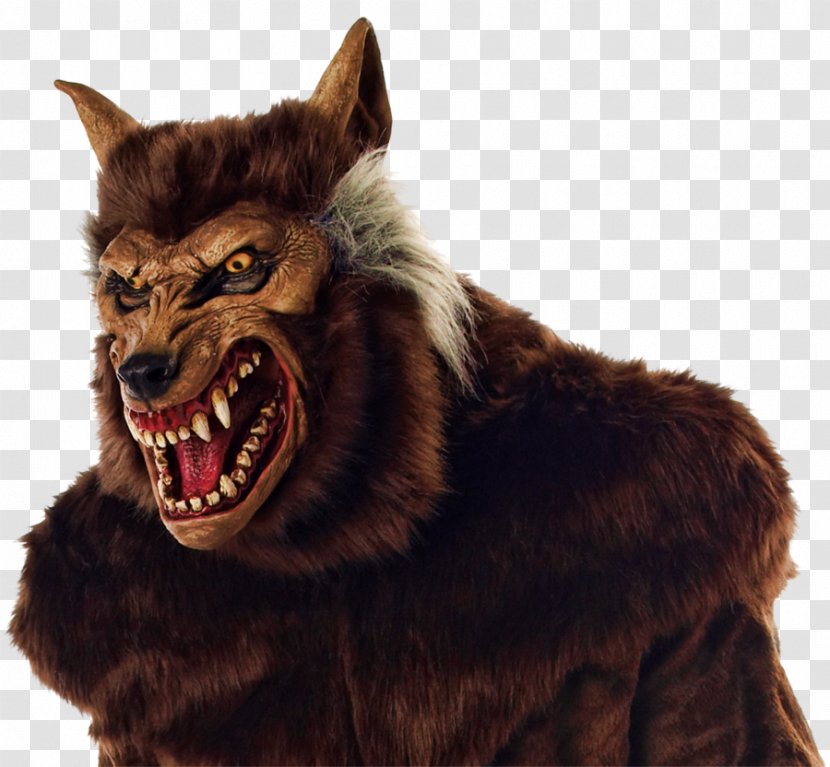 Mask Halloween Costume Werewolf Party - Clothing - Photos Transparent PNG