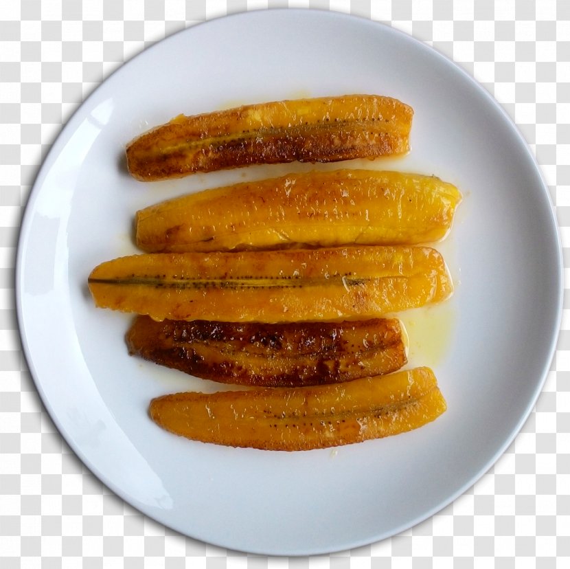 Dish Food Recipe Fish Finger Vegetarian Cuisine - Banana Slices Transparent PNG