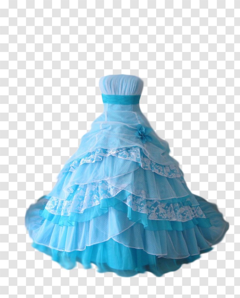 Dress Evening Gown Ball Prom - Ruffle Transparent PNG
