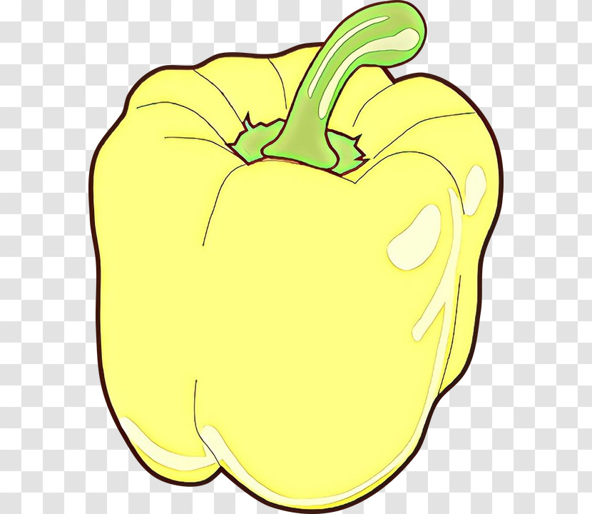Bell Pepper Yellow Capsicum Vegetable Food Transparent PNG