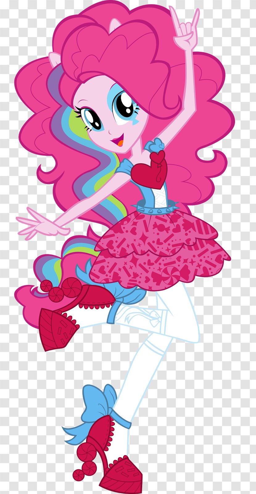 Pinkie Pie Rainbow Dash Twilight Sparkle Rarity Pony - Cartoon - My Little Equestria Girls Rocks DJ Transparent PNG