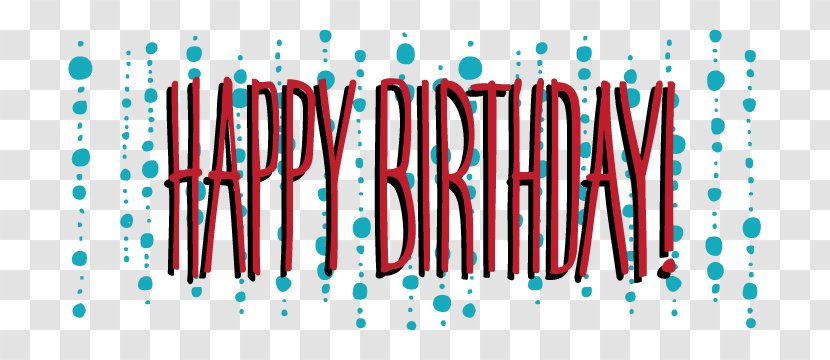 Doodle Birthday Cake Font - Lines Transparent PNG