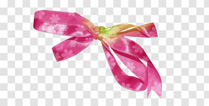 Ribbon Textile Printing Calico Bow Tie - Pink Transparent PNG