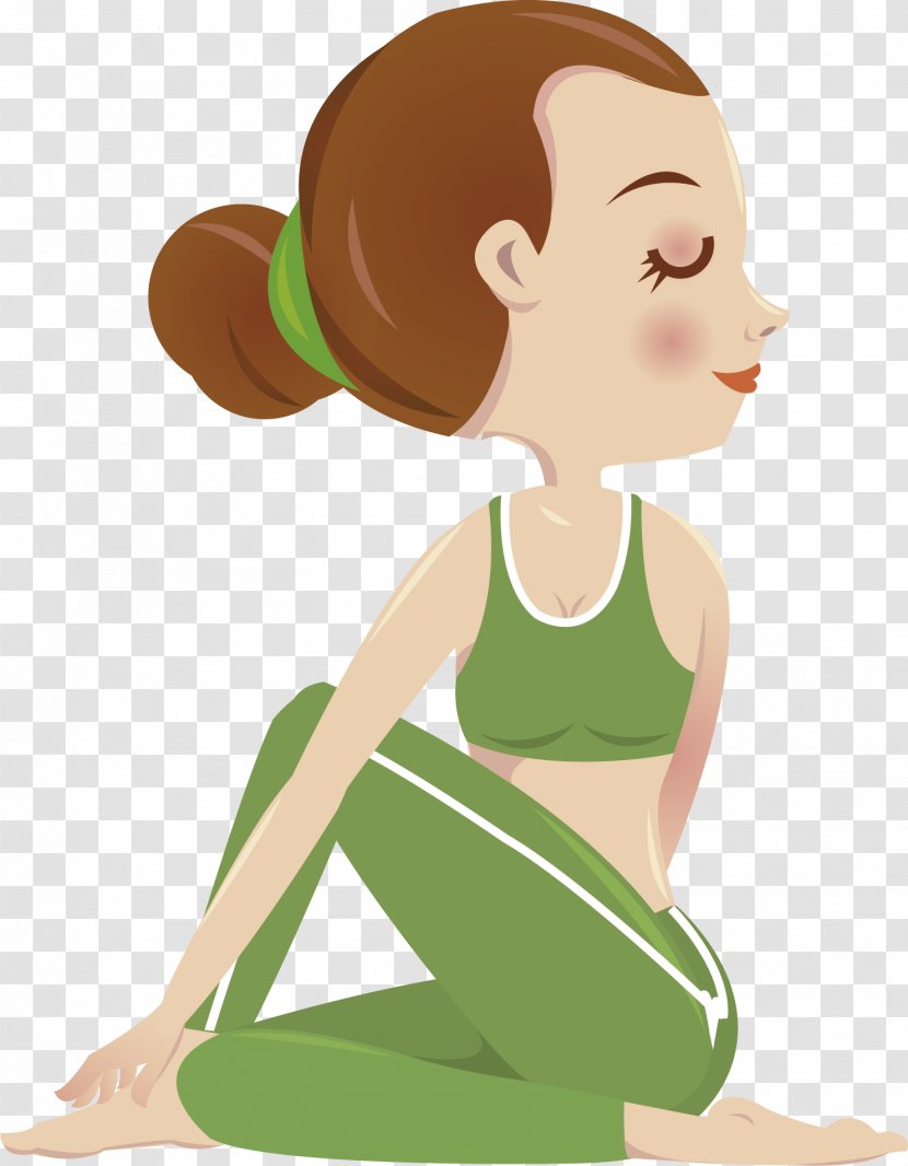 Yoga Physical Exercise Fitness - Heart - Lady Figure Transparent PNG