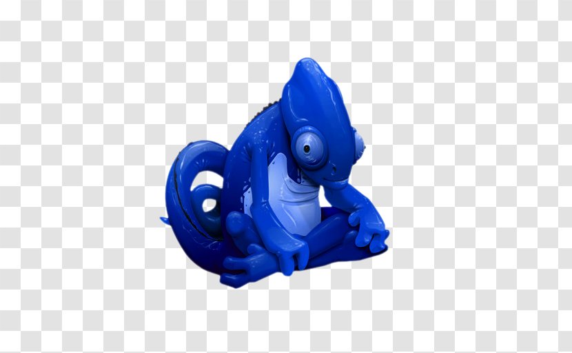 Chameleons Lizard Icon - Figurine - Deep Blue Chameleon Transparent PNG