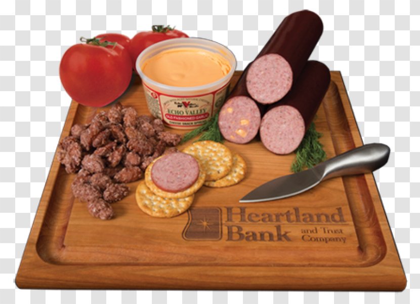 Ham Charcuterie Cheese Knife Meat - Summer Sausage Transparent PNG