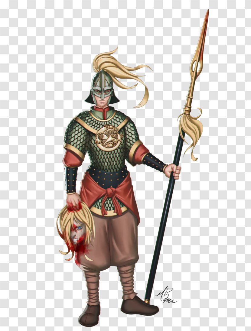 Knight The Woman Warrior Costume Design Weapon - Viking Transparent PNG