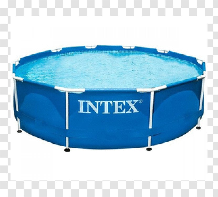 Intex Rectangular Metal Frame Pool Round Swimming Easy Set Centimeter - Polyester Pools Transparent PNG