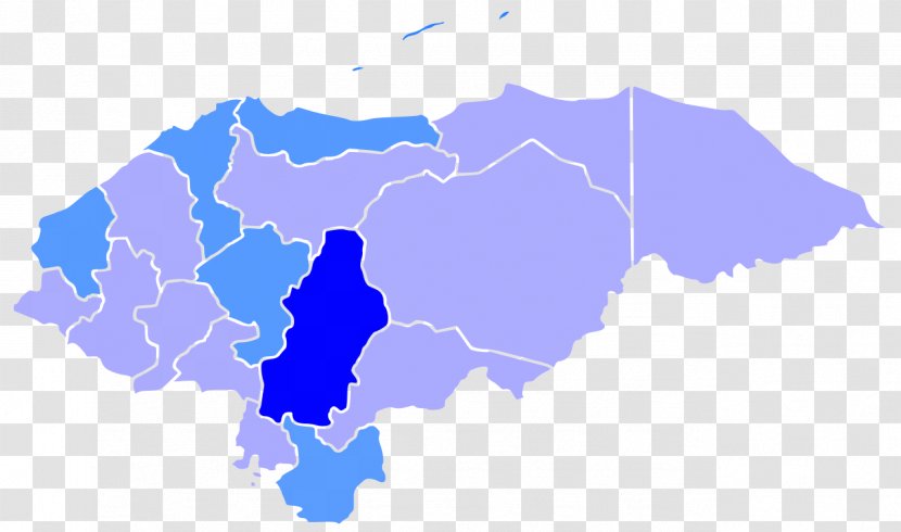 Honduras Zone For Employment And Economic Development Blank Map World - Mercator Projection - Areas Transparent PNG