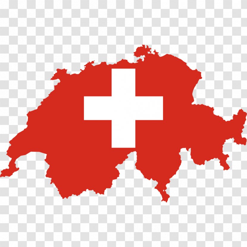 Flag Of Switzerland Map National - Coat Arms Transparent PNG