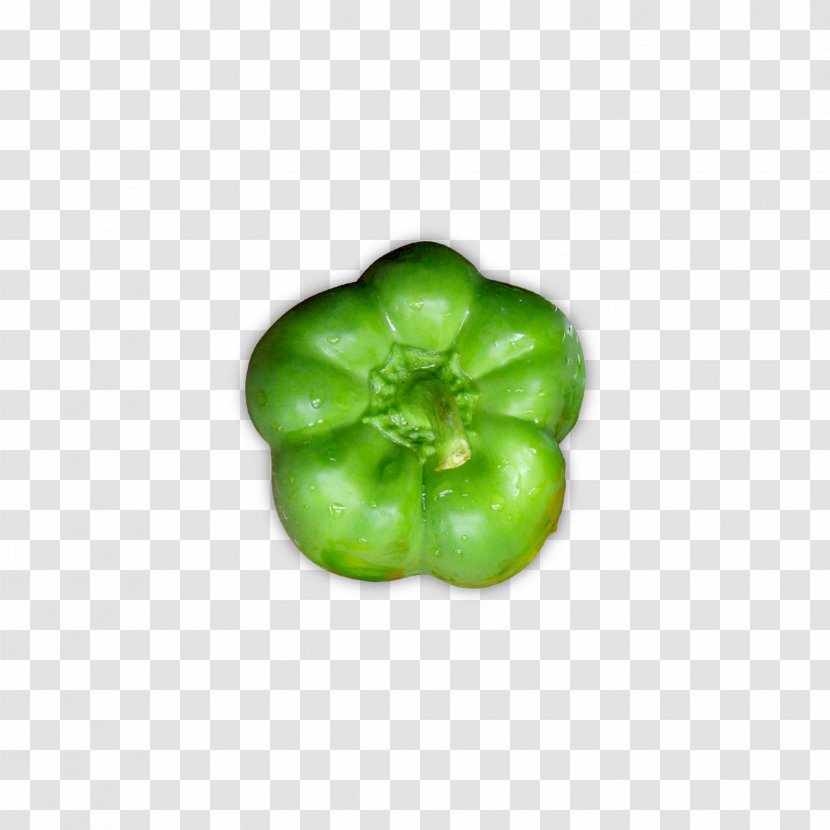 Tea Bell Pepper Vegetable Food - Fruit - Top View Of Green Transparent PNG