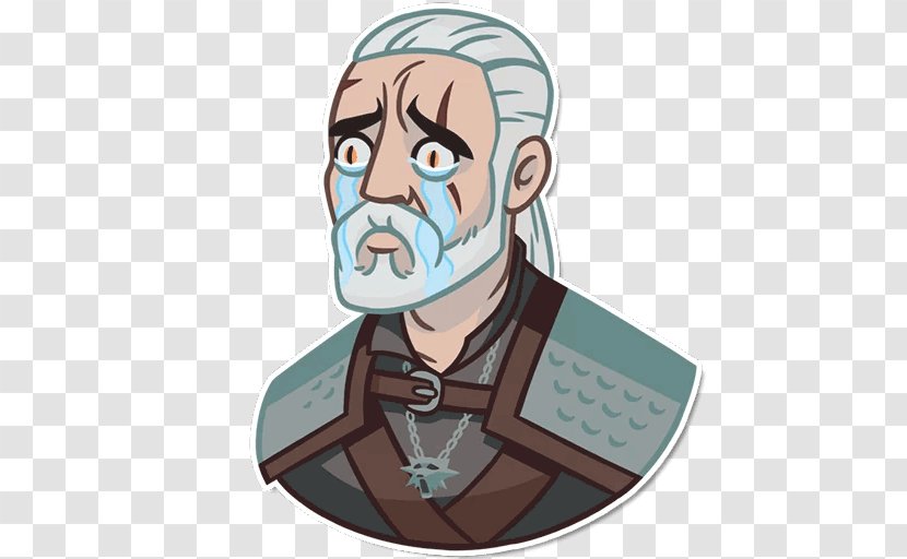 The Witcher Geralt Of Rivia Telegram Sticker Video Game - Battle Arena Transparent PNG