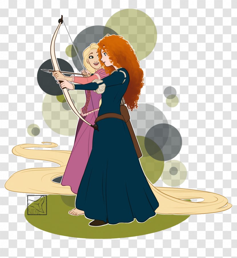 Rapunzel Merida Elsa Disney Princess - Frame Transparent PNG