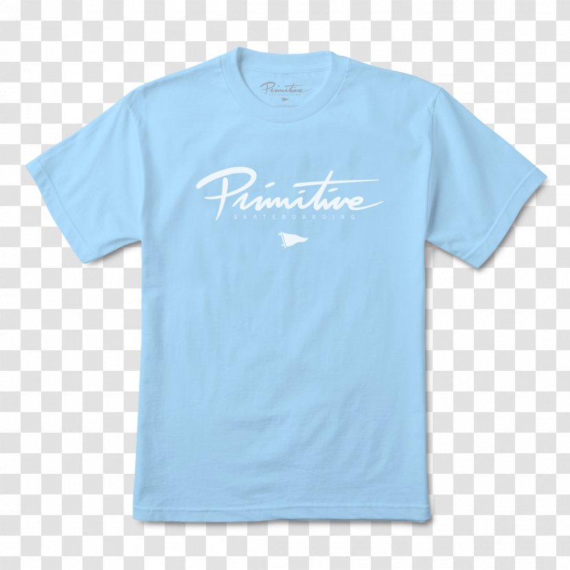 T-shirt Fruit Of The Loom Clothing Sleeve Top - Aqua - Powder Blue Transparent PNG