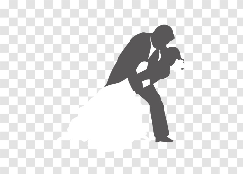 Wedding Silhouette Marriage - Standing - Vector Married Couples Hugging Kissing Transparent PNG