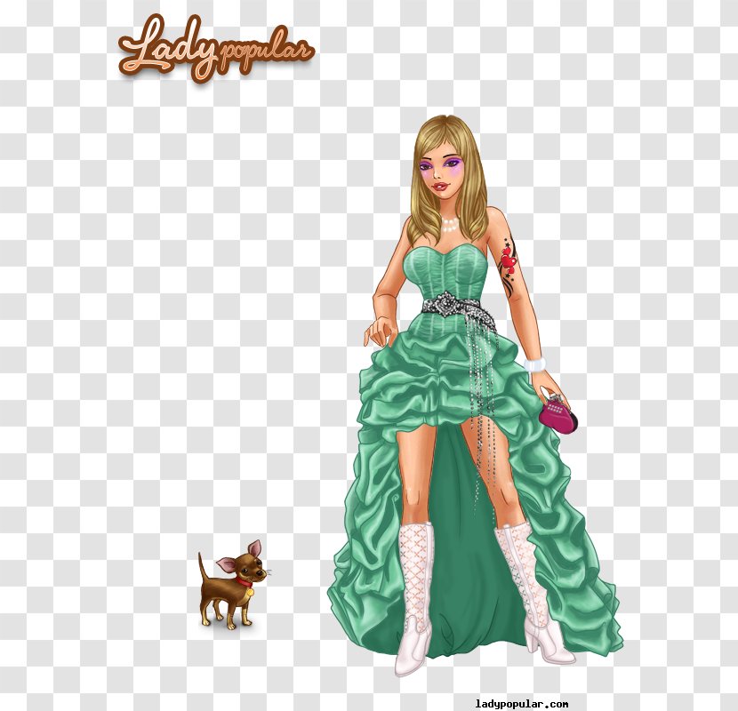 Barbie Costume Design Estilización Figurine - Doll Transparent PNG