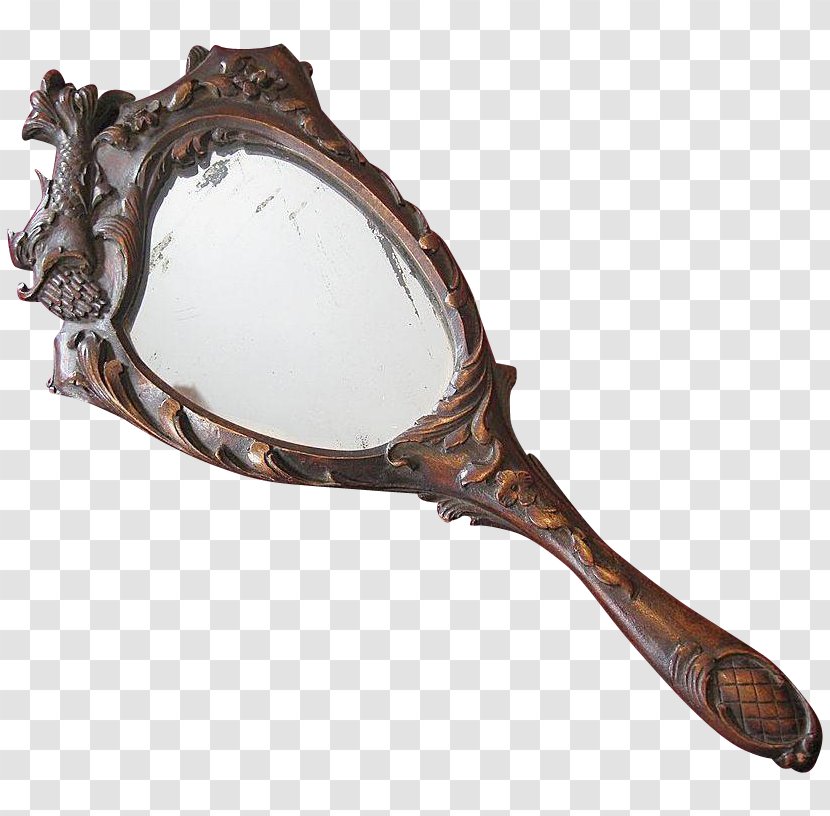 Victorian Era Mirror Wood Carving Drawing - Art - Exquisite Carving. Transparent PNG
