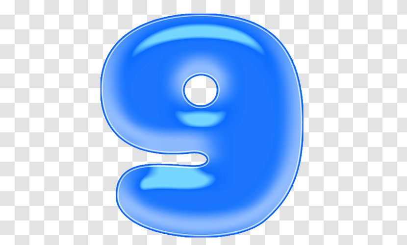 Number Rakam Blue Numerical Digit Color - Azure - Ya Allah Transparent PNG