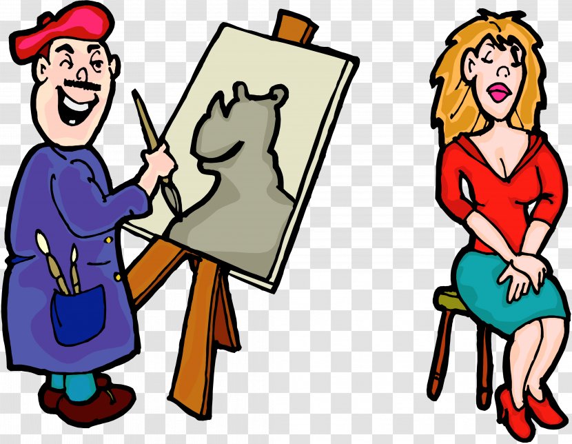 Clip Art The Portrait Painting Artist - Limner Transparent PNG