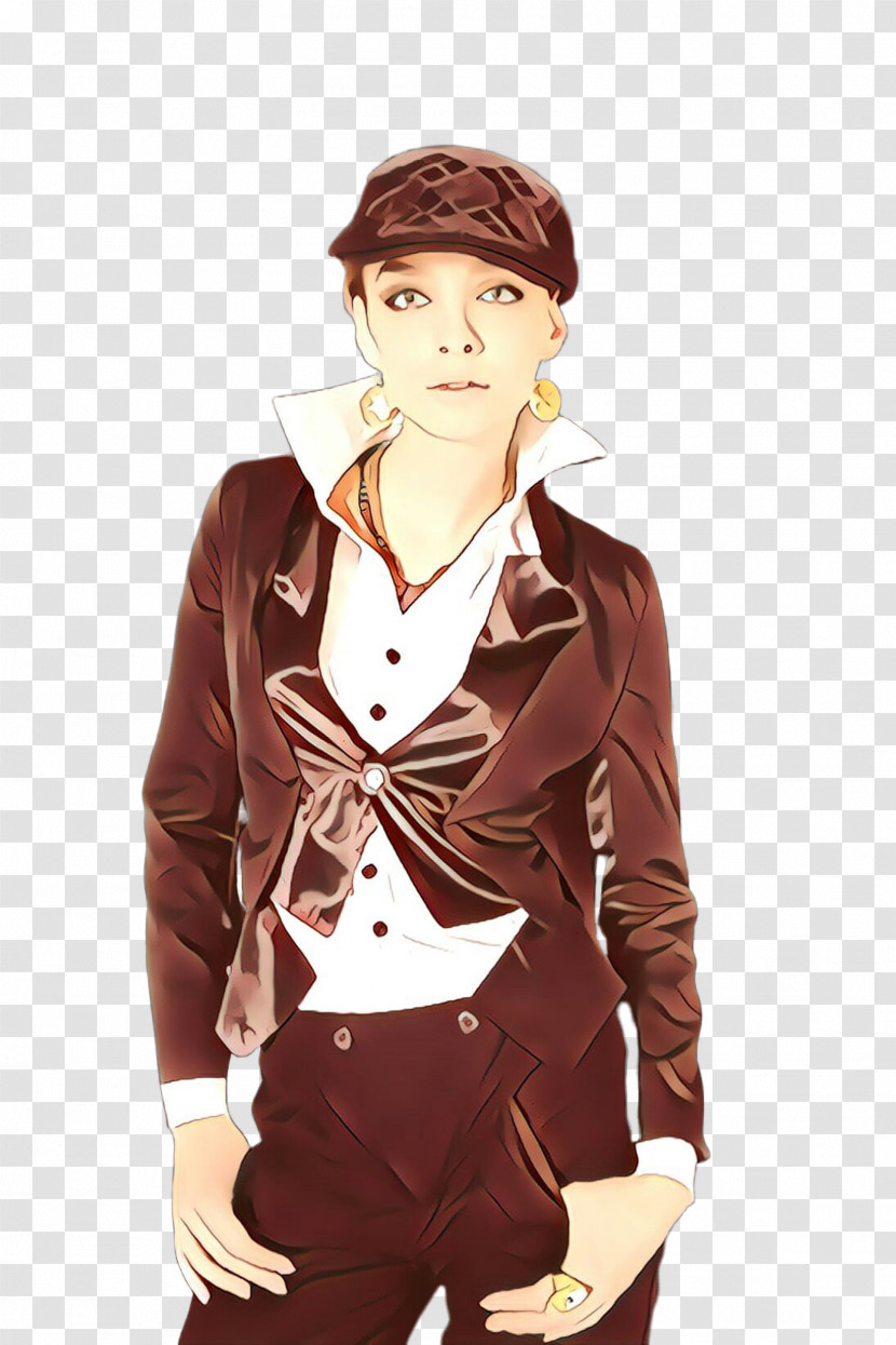 Clothing Brown Outerwear Fashion Jacket Transparent PNG