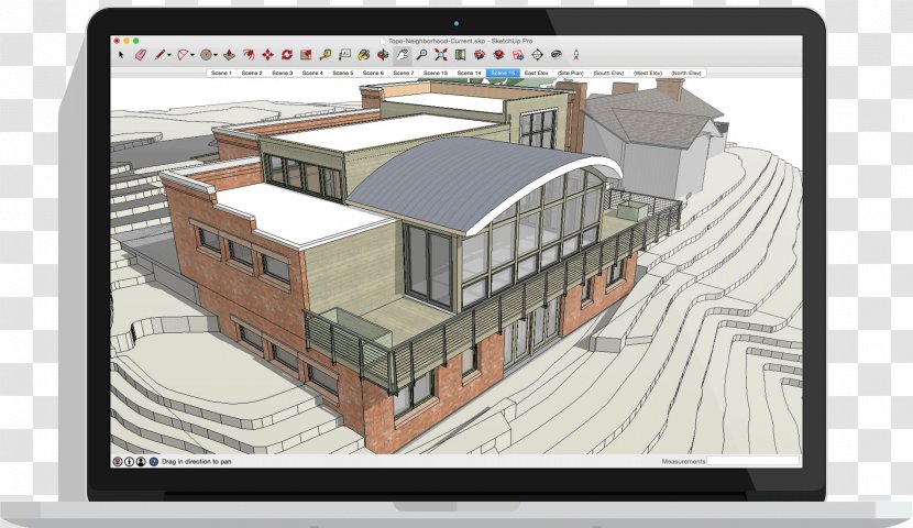 SketchUp 3D Modeling Computer Graphics Architecture - Interior Design Services - Landscape Transparent PNG