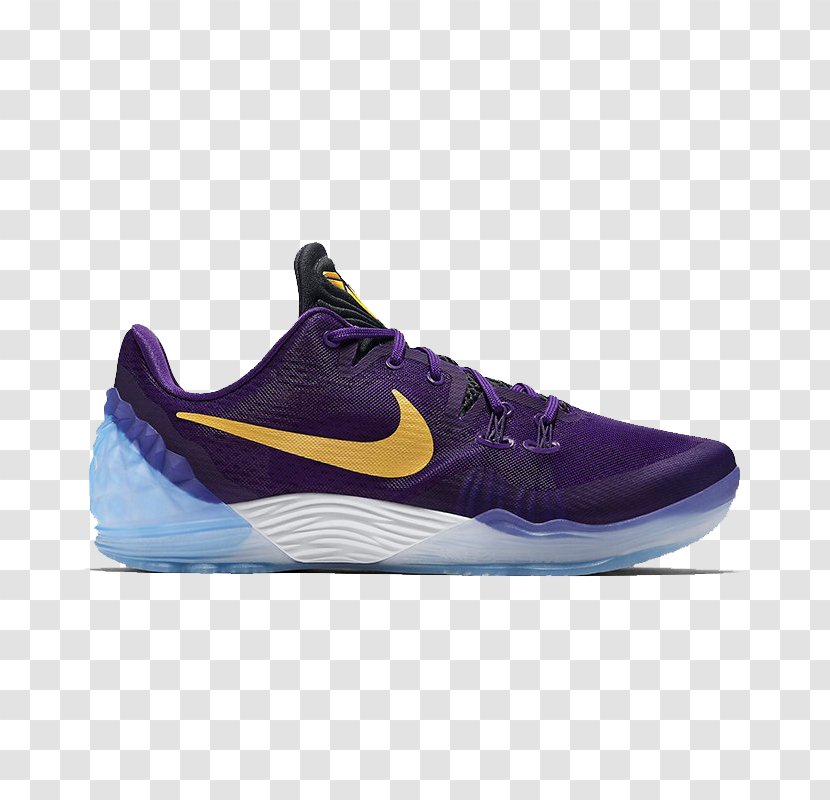 Air Jordan Shoe Los Angeles Lakers Nike Basketball - Brand - Purple Shoes Transparent PNG