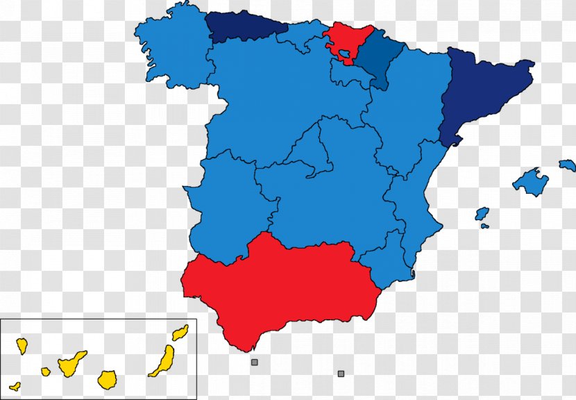 Spain Spanish General Election, 2016 2015 2008 2011 - Conservative Party - Map Transparent PNG