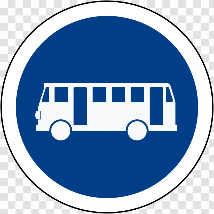 Bus Cartoon - Road Signs In Botswana - Electric Blue Public Transport Transparent PNG