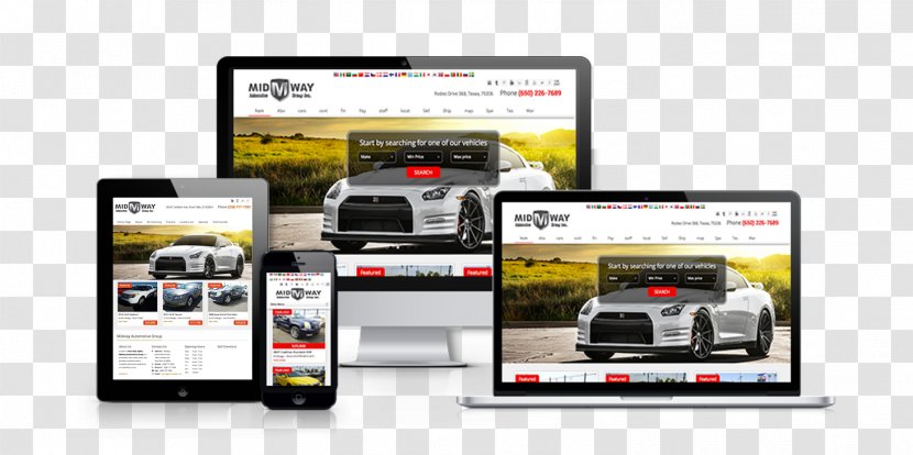 Car Dealership Motor Vehicle Computer Software - Multimedia Transparent PNG