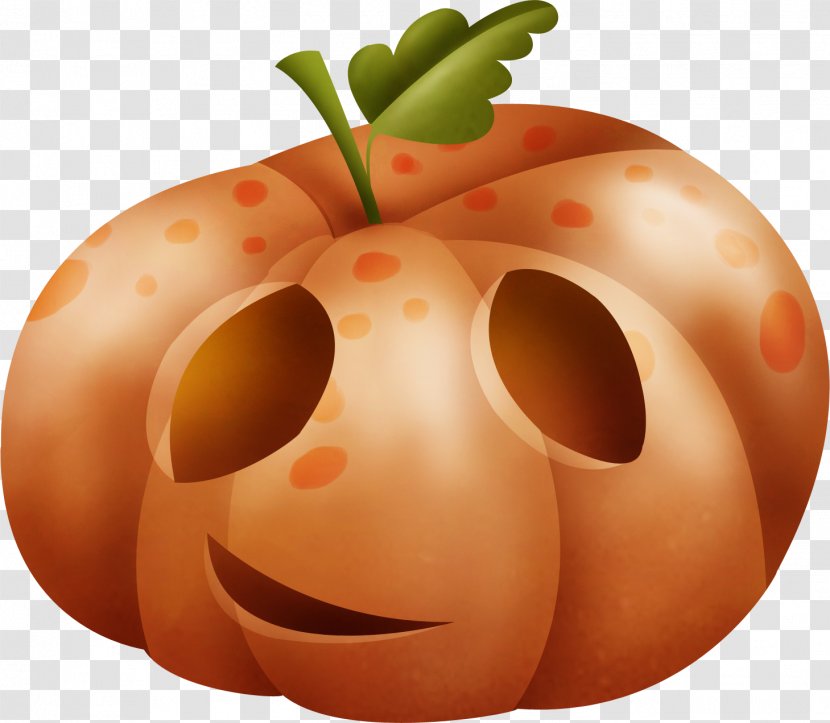 Jack-o-lantern Calabaza Pumpkin Halloween - Smile - Brown Grimace Transparent PNG